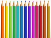 Free Vector | Colorful long pencils
